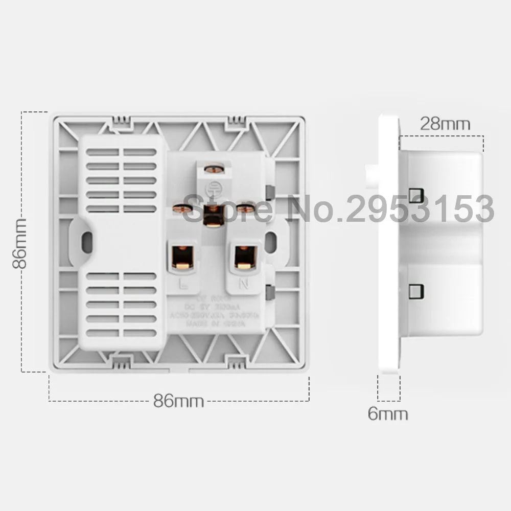 Номинальная Voltag 110-250 В США AU вилка стандарт 2 USB розетка белая USB Панель розетка для зарядки умная домашняя настенная розетка с переключателем