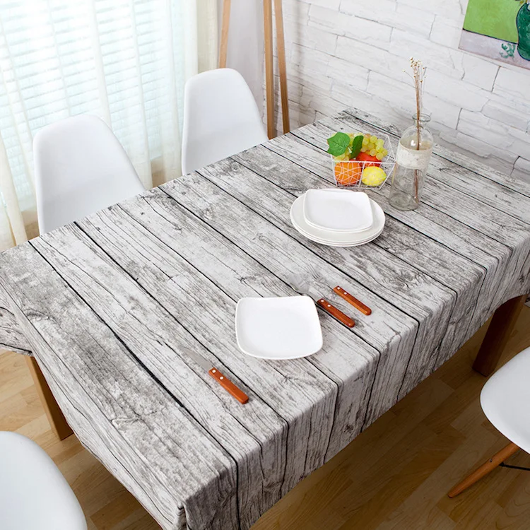 خمر الخشب الحبوب النسيج مفرش طاولة ريفي سماط الكتان القهوة مفارش المائدة الزفاف ديكور للمطبخ رف الطعام مأدبة