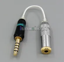 4.4mm cable de los auriculares para sony pha-2a ta-zh1es nw-wm1z nw-wm1a amp jugador para 3.5mm 3 polos hembra adaptador convertidor ln005580