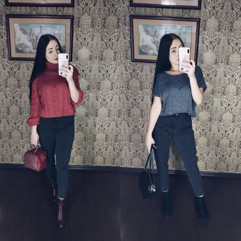 Black Pencil Jeans Skinny High Waist Bodycon Jeans Slim Boyfriends Jeans Women Trousers Denim Pants Mom Jeans Mujer Vintage Fur