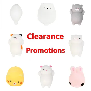 

dropshopper Mini Color Squishy Cute Cat Antistress Ball skuishy Mochi Rising Abreact Soft Sticky Stress Relief Funny Gift Toy
