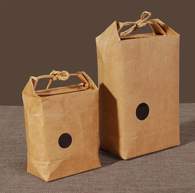 02 21 9 5 11cm kraft paper bag stand paper gift bags food paper