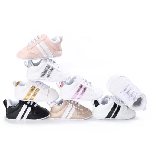 

New Fashion Baby Kid Crib Sport Shoes Unisex Infant Soft Sole Casual Shoes Patchwork Elastic Band Play-with Shoe 0-18 M
