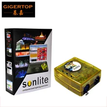 USB универсальный последовательный автобус Sunlite набор 1024 Интеллектуальный USB DMX интерфейс 3D программное обеспечение/сканирование liberty editor/легкое шоу