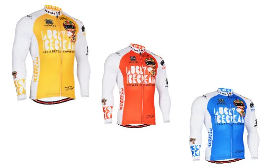 

Men's Cycling Clothing long sleeve One style three color Bicycle clothing high quality non-slip silicon band in waist