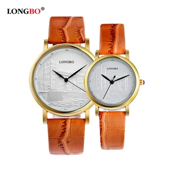

Fashion Longbo Brand Luxury Quartz Watch Casual Fashion Leather Casual Watches Men Women Couple Sports Wrist Watches Students