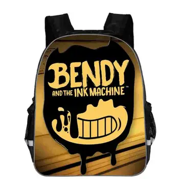 

Bendy And The Ink Machine Backpack For Children School Bags Cartoon Game Printing Book Backpack Daily School Backpacks