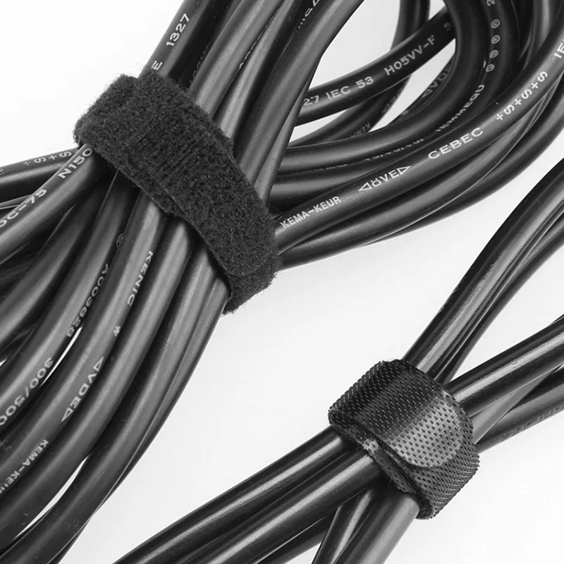 Многоцелевой многоразовый крюк и петля кабельные стяжки крепежные ремни стяжки черный* 30 шт