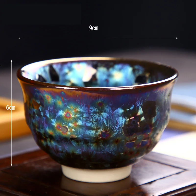1 шт., ретро Керамическая чайная чашка, китайская фарфоровая чайная чаша, чайный набор, керамическая Atique глазурь, кунг-фу, чашка-мастер - Цвет: a