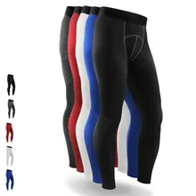 Мужские компрессионные штаны для бега, спортивные колготки, белые леггинсы для тренажерного зала, бодибилдинг, спортивные штаны для фитнеса, тренировок, футбола, брюки XXL