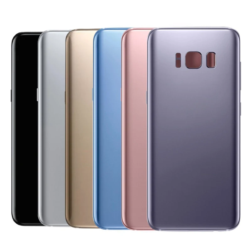 S8 Plus задняя крышка батарейного отсека для Samsung Galaxy G950F G955F Крышка стеклянная