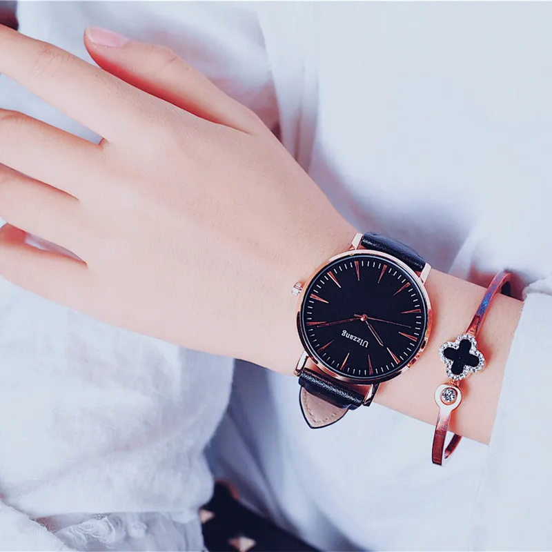 Simple Slim font b Women b font Dress Leisure font b Watches b font Female Exquisite