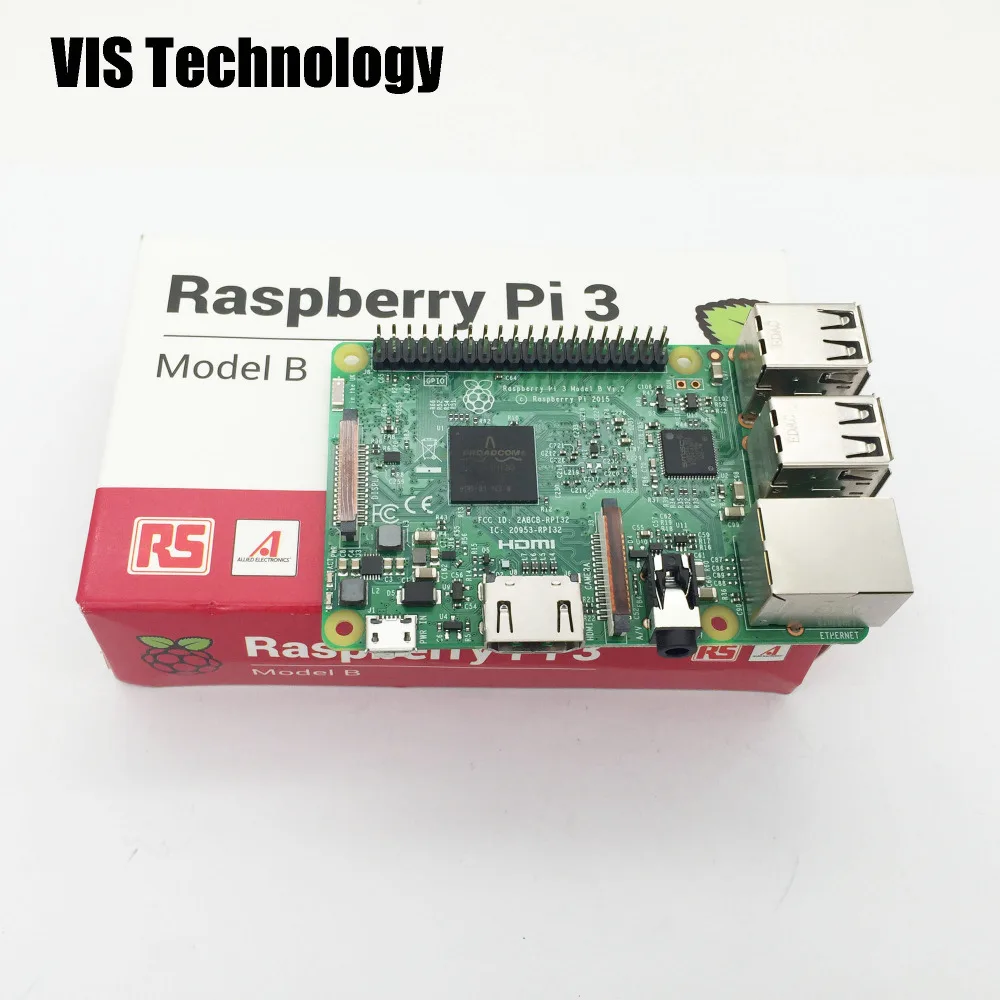 Оригинальный Raspberry PI 3 Model B 1 Гб LPDDR2 BCM2837 четырехъядерный Ras PI3 3B с Wi Fi и Bluetooth RS Версия