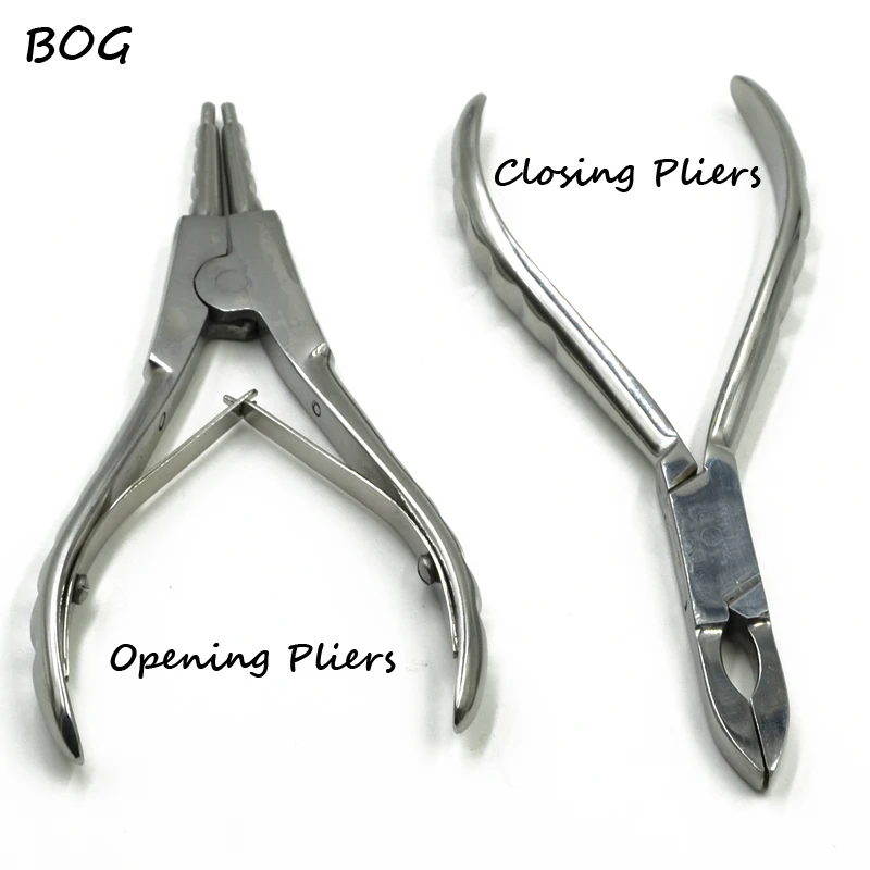 BOG 316L Stainless Steel Dermal Anchor Holding Pliers Professional Piercing Tool Body Jewelry