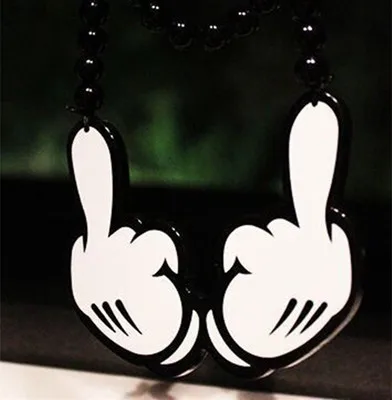 

Car Pendant Joking Two-Hand Middle Finger Rearview Mirror Hanging Charm Hip Hop JDM Ornaments Colorful NO MONEY Badge Auto Decor