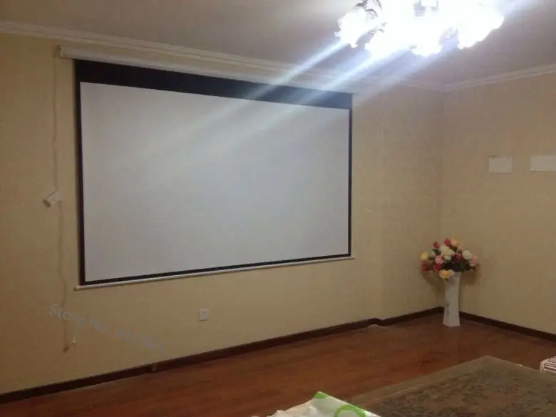120 Inch 16 to 9 motorized screen pic 5