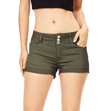 CHAMSGEND, сексуальные шорты, женские, летние, высокая талия, джинсовые шорты, на молнии, мини, облегающие, Pantalones Cortos Mujer, шорты, 1 шт., L0509