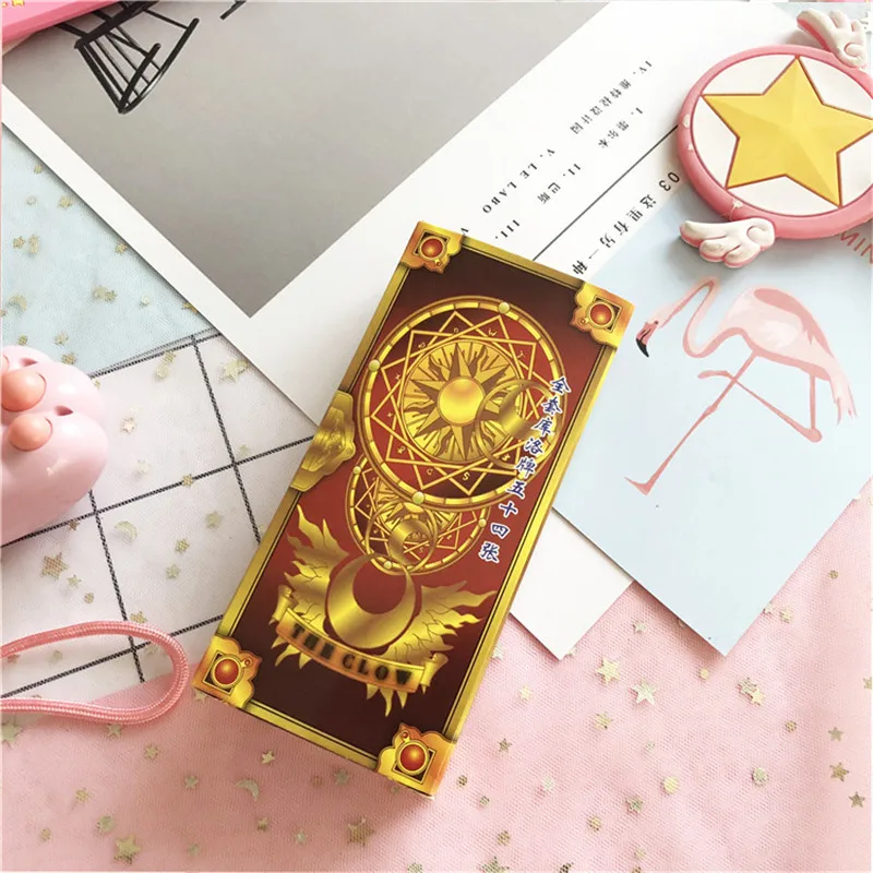 1 комплект Аниме Cardcaptor Sakura Clow Card Косплей Prop KINOMOTO SAKURA Card Captor карты с Сакурой Таро 56 шт