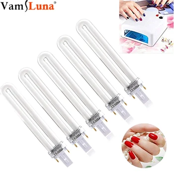 

Light Bulbs Replacement 9W UV 365nm Lamp Bulb Tube for Nail Art Dryer UV Lamp Light - 5 pcs/set