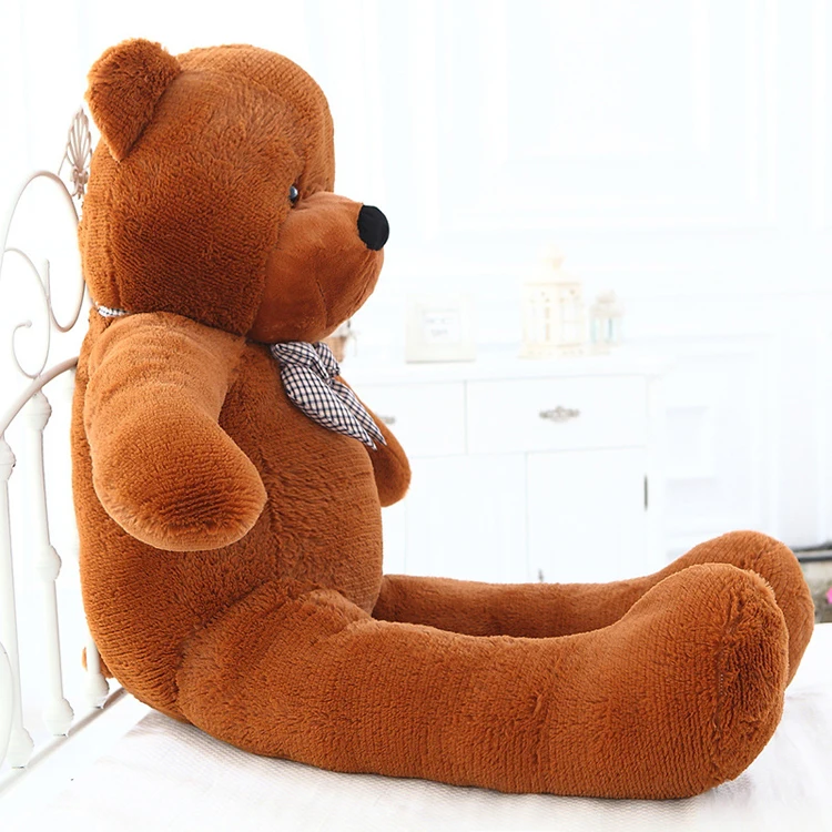 1 шт 160 см/6" дюймов милые животные Медведь Кожа плюшевая игрушка полуфабрикат медведь кожа милый плюшевый медведь, куклы для детей Рождественский подарок