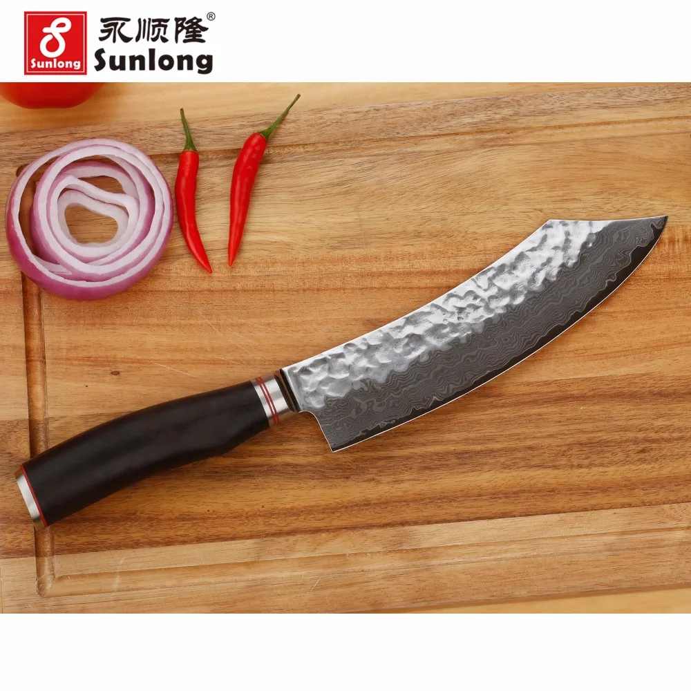  YOUSUNLONG Professional Kitchen 8 Inch Bent cutter Chef's Knife- High Carbon Stainless Steel-Sharp  - 32958376383