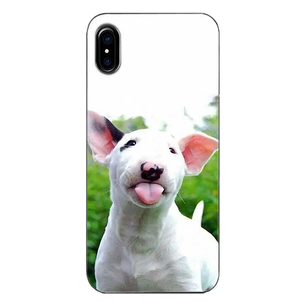 Мягкий ТПУ дизайн телефона бультерьер для Huawei G7 Y6 II Y7 Xiaomi Redmi Note 2 3 5 Mi 4 4C 4I 5S 5X 6X 8 SE