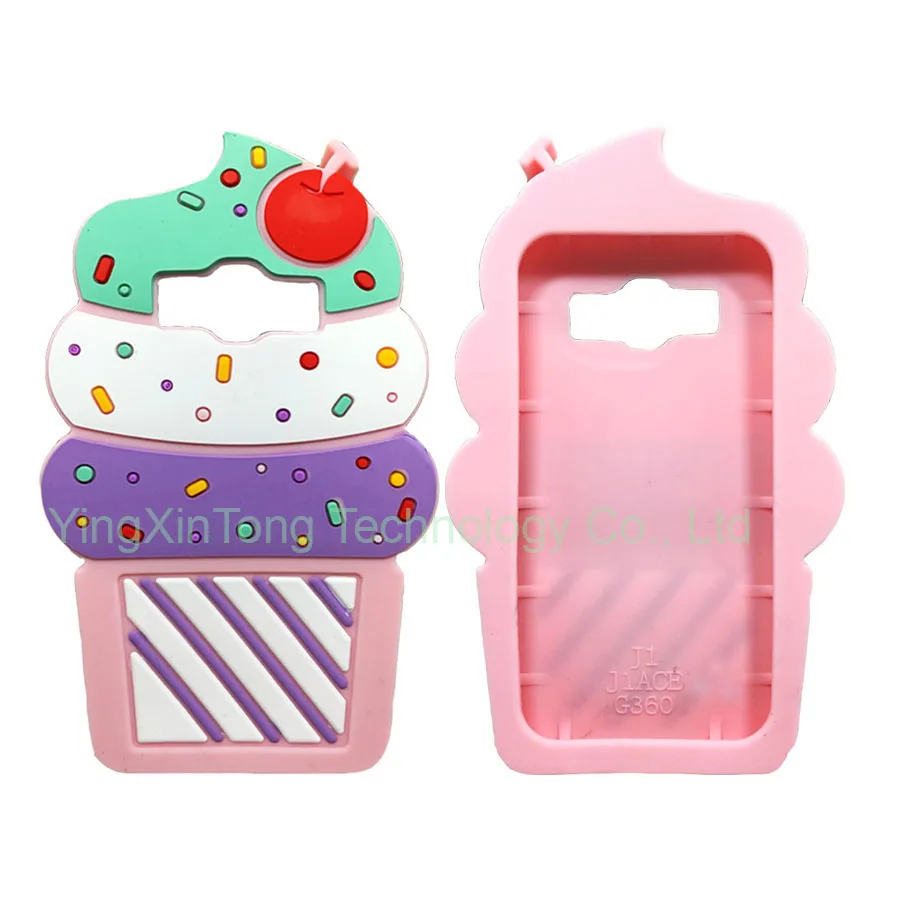

Ice Cream Capa For Galaxy J1 Ace J1 mini Case Cute Cherry Cupcakes Case For Samsung Galaxy J1 J100 J3 J5 J7 Silicone Phone Cover