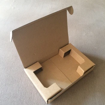 

50 Pieces Size 7.48x4.33x1.1 inch 190x110x28mm Paper packaging Aircraft box Packaging Hard Kraft Paper Gift Box Corrugated paper