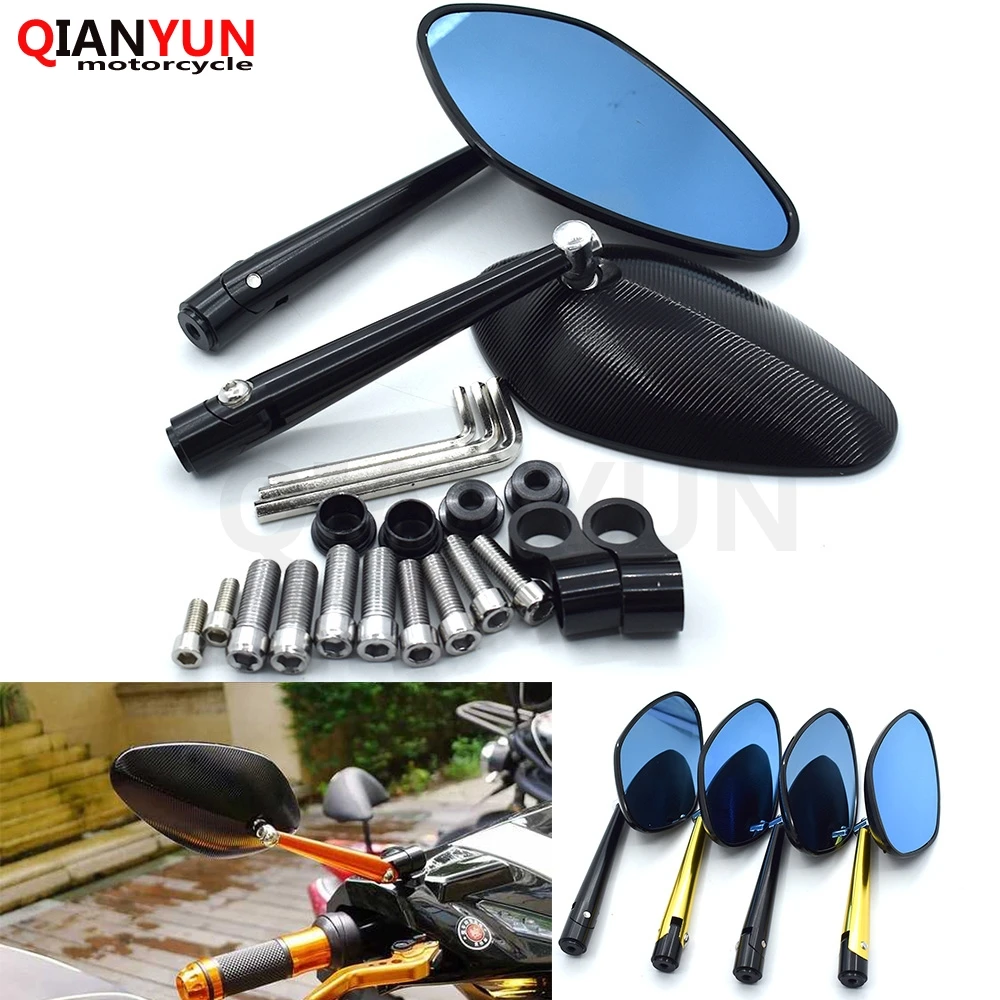 

2019 new universal 8mm 10mm motorcycle rearview mirror CNC aluminum alloy for HONDA CBR300R CBR600RR CBR900RR CBR929RR CBR954RR