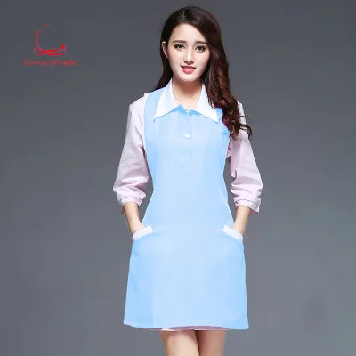 

Restaurant waiter apron Korean version of fashion anti-fouling smock beauty salon manicurist salon work clothes