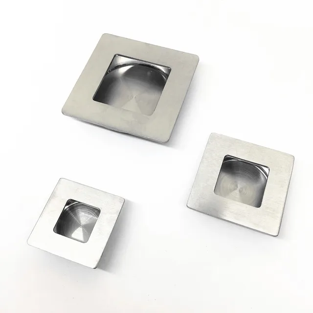 top quality 10pcs stainless steel door handles recessed pull home