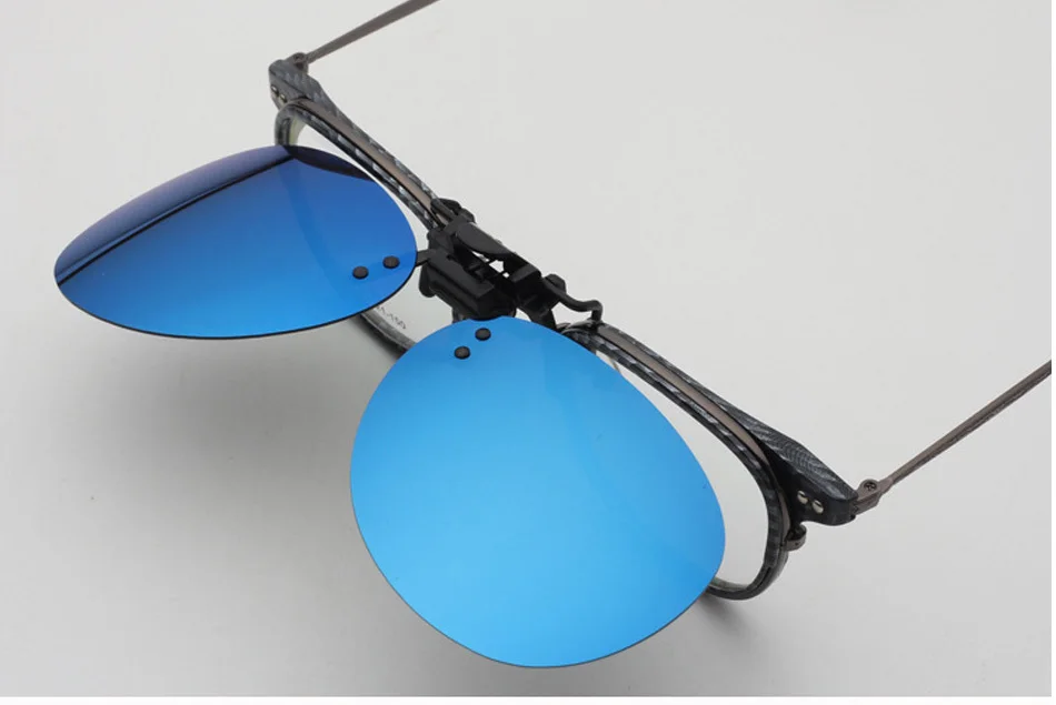 Стоящий Кемпинг походные солнцезащитные очки Флип-ап зажим для очков Портативный Открытый Инструменты EDC вождение автомобиля Путешествия Туризм Polarizd