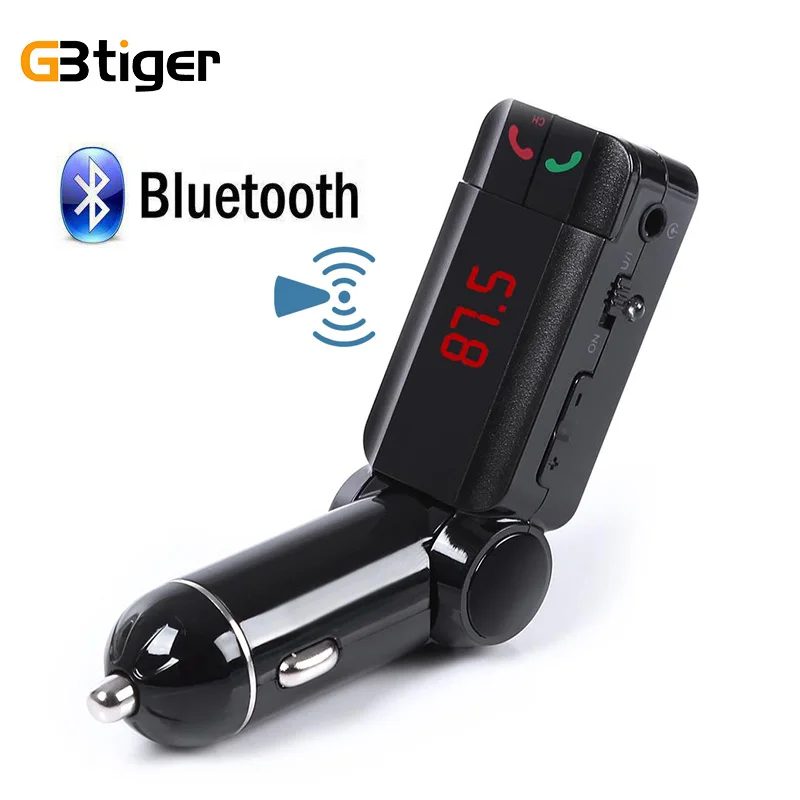 Bluetooth FM Transmitter Hands free Call Car Kit Charger Wireless BT