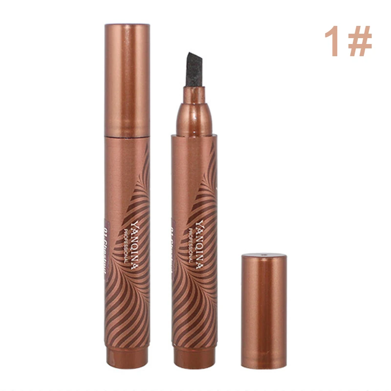 Professional waterproof 24 H стойкий для бровей краска для татуажа жидкая подводка для бровей Карандаш Водостойкий анти-пот бровей ручка TSLM1 - Цвет: 01 Maroon