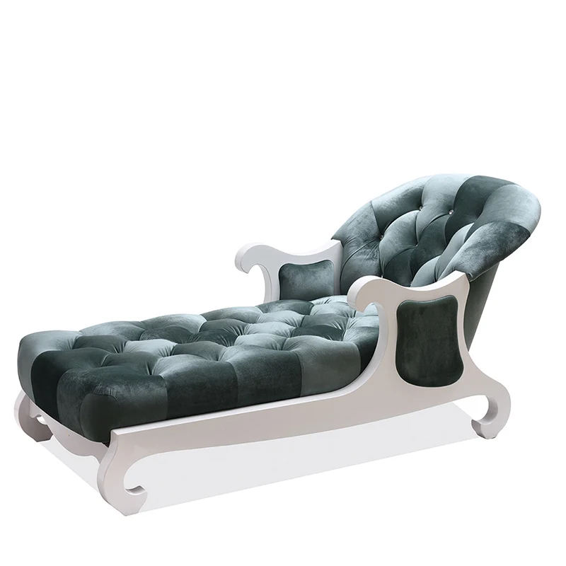 Velvet U-shaped Three seats leisure sofas Europe And America style modern living room sofa high quality flannel furniture