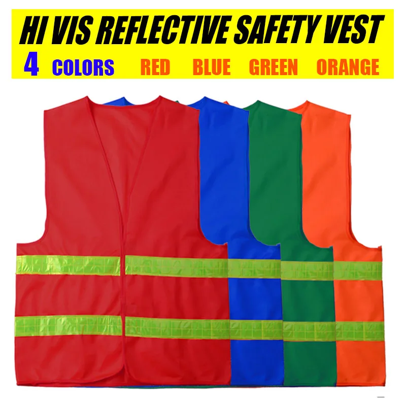 Spardwear мужские hi vis светоотражающие Детская Безопасность V шеи жилет кристаллическая решетка строительство трафик работы безопасности