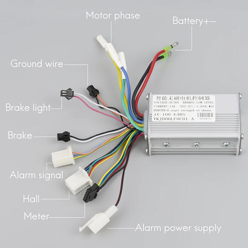 24 волтовый dc-двигатель, напряжение 36V 48V 350W безщеточный мотор для центрального движения Кити 8 дюймов моторизированное колесо для подъемов в ЖК-дисплей Дисплей кВт-ч Электрический скутер велосипед Conversion Kit