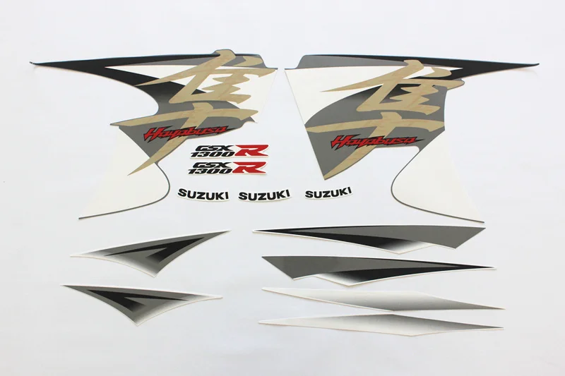 

hot sale Motorcycle universal Decal full HAYABUSA Sticker for Suzuki RGSX1300 2009-2019year white black