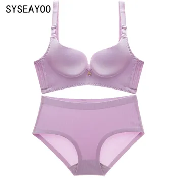 

No steel seamless bra a chip thickness adjustment section gather close Underwear Set