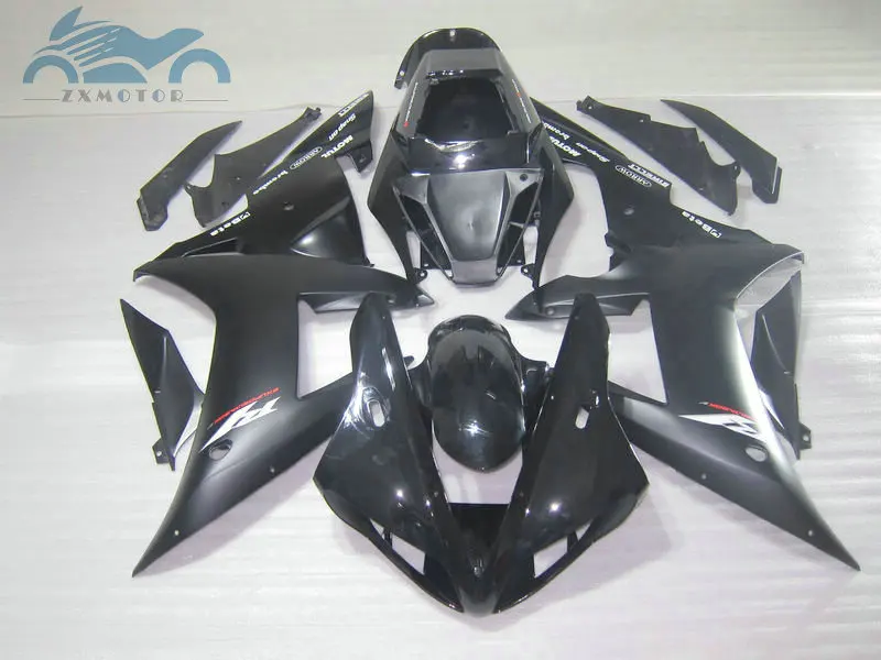 7 подарочных комплектов обтекателя мотоцикла подходит для YAMAHA 2002 2003 YZFR1 02 03 YZF R1 спортивные Обтекатели черные части корпуса RG12