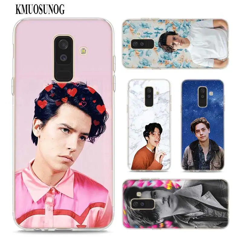 

Transparent Soft Silicone Phone Case Cole Sprouse Moley for Samsung Galaxy A9 A8 Star A7 A6 A5 A3 Plus 2018 2017 2016