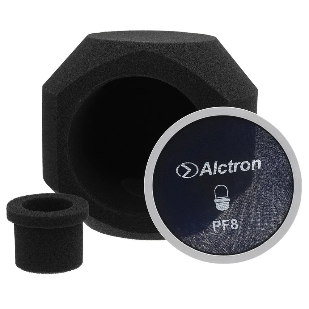 Alctron PF8 профессиональный студийный микрофон экран губка для акустики звукоизоляционный запись фильтр Настольный запись ветер экран