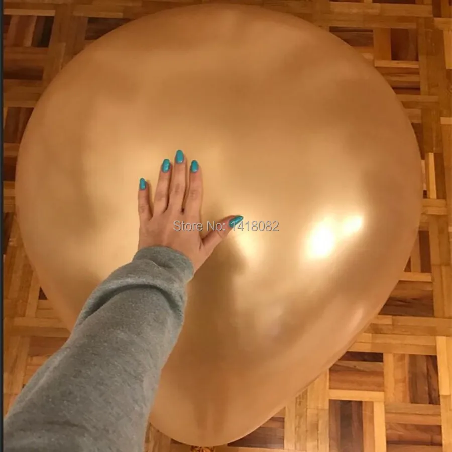 

5pcs/lot latex balloons 36 inches big baloon gold color wedding decoration Children's toy 100% latex balloons happy birthday
