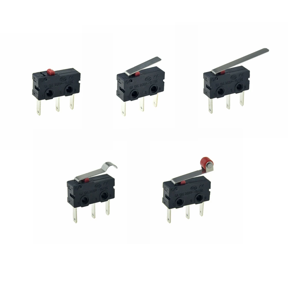 17mm 5 switches mini roller microswitch kw11-3z 5a 250v sub