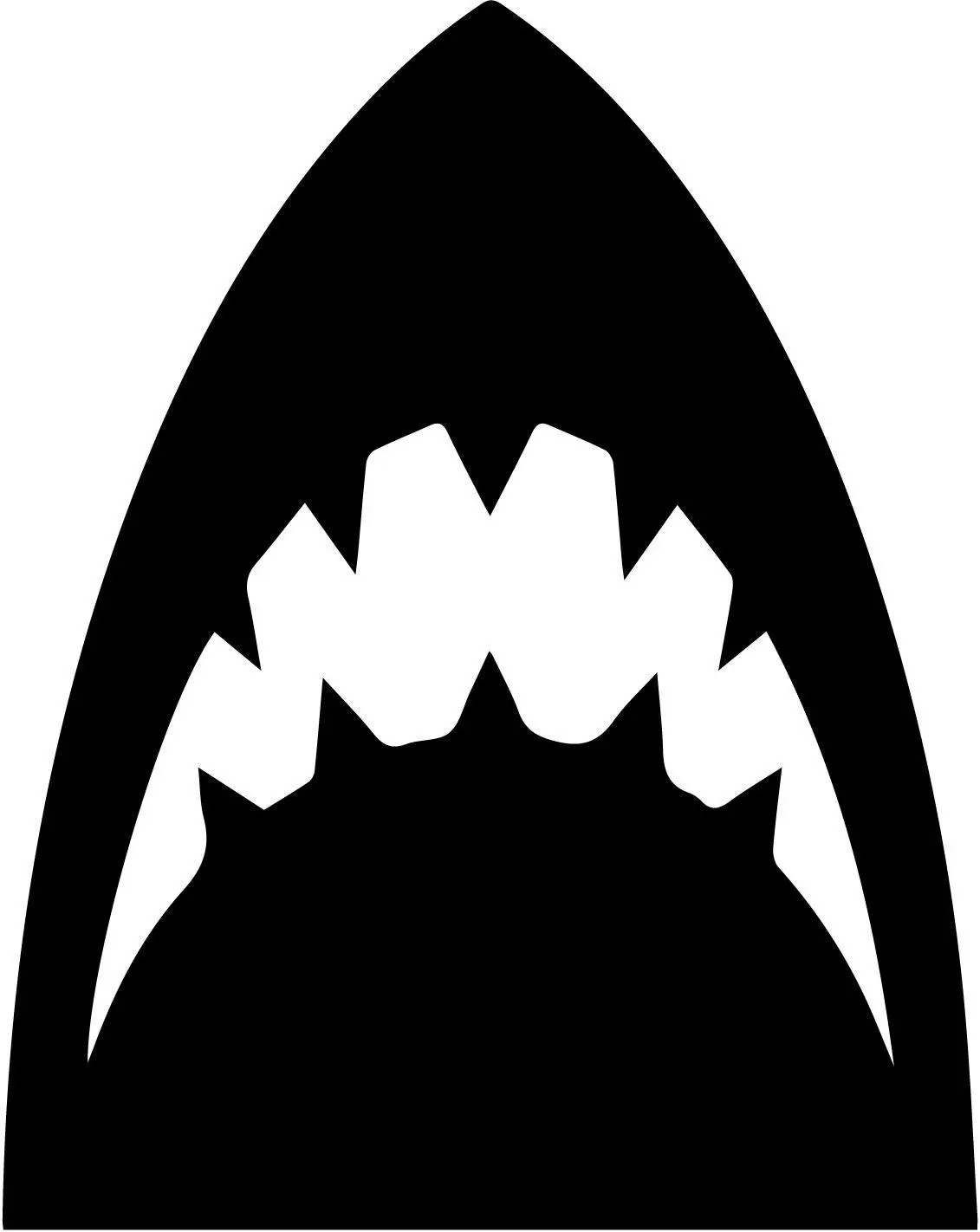 Jaws vinyl decal sticker horro
