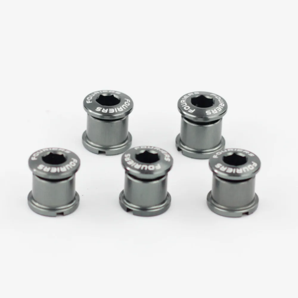 Fouriers Single or Double Chainring Bolts Screws 5mm 7mm For MTB Road Bike 5pcs