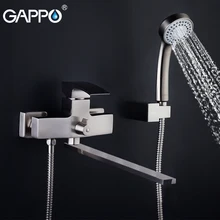 GAPPO вращающийся на 180 градусов длинный смеситель для ванны с