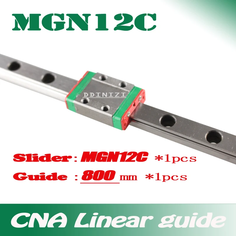 Kossel Mini для 12 мм линейная направляющая MGN12 800 + MGN12C длинная каретка ЧПУ X Y Z ось 3d