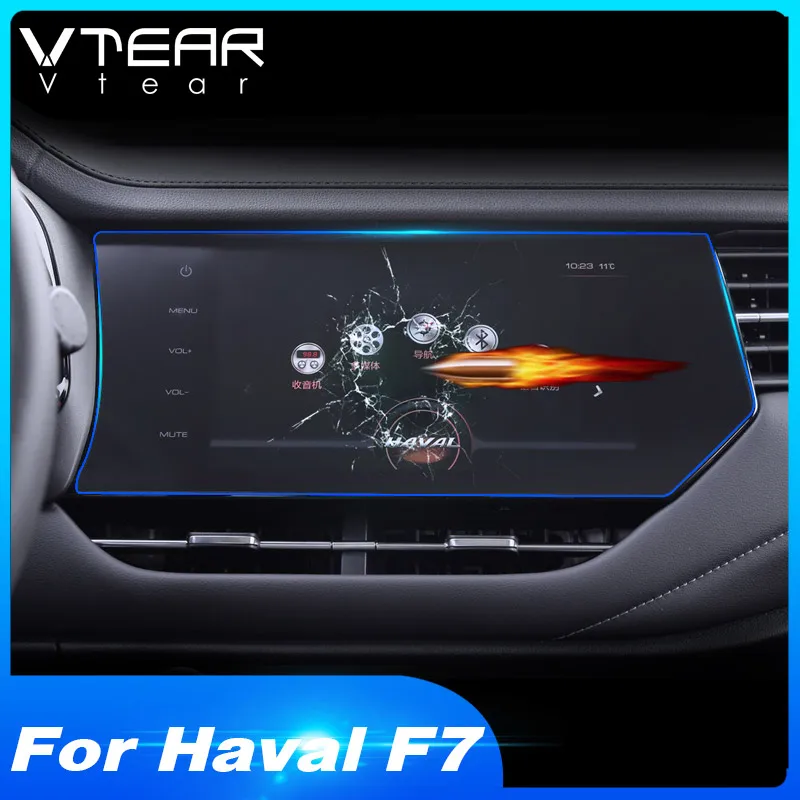 

Vtear for Haval F7 Car GPS Navigation Screen Protective Film clear sticker automotive interior car-styling accessories 2018-2019