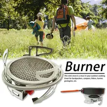 Mini Outdoor Gas Stove Foldable Cooking Camping Split Burner Picnic Portable Foldable Furnace
